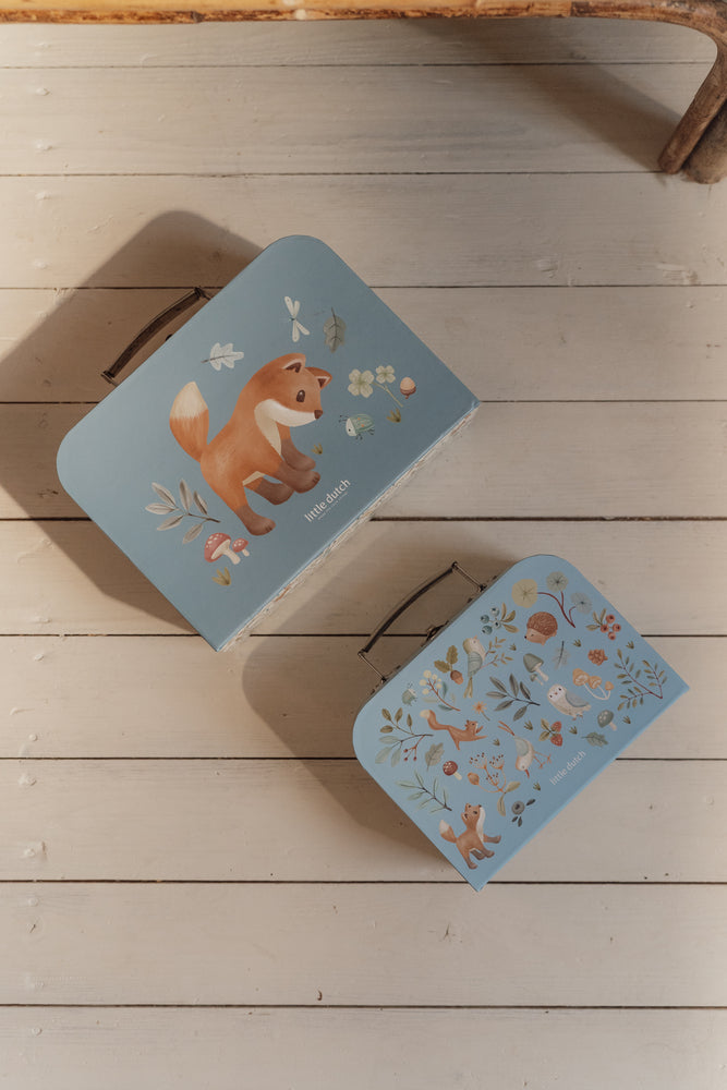 Little Dutch kuffertsæt, forest friends blå