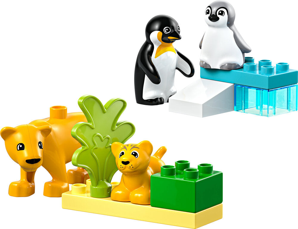 10442 LEGO DUPLO Town Vilde dyrefamilier: pingviner og løver