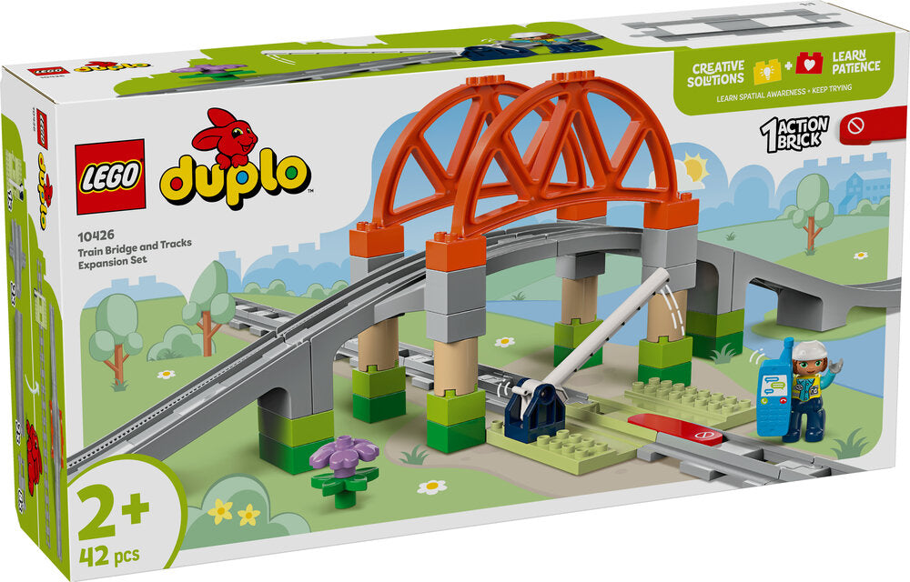 10426 LEGO DUPLO Town Togbro og spor – udvidelsessæt