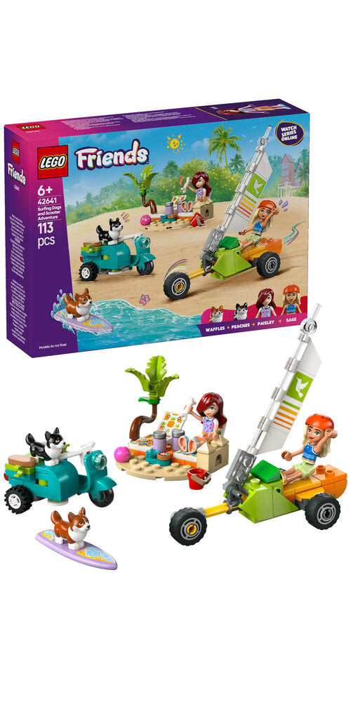 42641 LEGO Friends Eventyr med surfende hunde og scooter