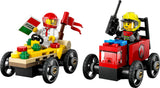 60458 LEGO City Great Vehicles Racerbilpakke – pizzabil mod brandbil