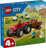 60461 LEGO City Great Vehicles Rød traktor med anhænger og får