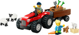 60461 LEGO City Great Vehicles Rød traktor med anhænger og får