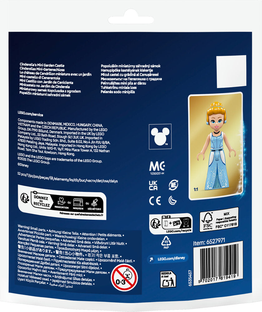 30695 LEGO Disney Princess Askepots minislot med have