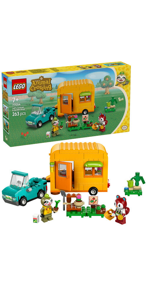 77054 LEGO Animal Crossing Leif med campingvogn og havebutik