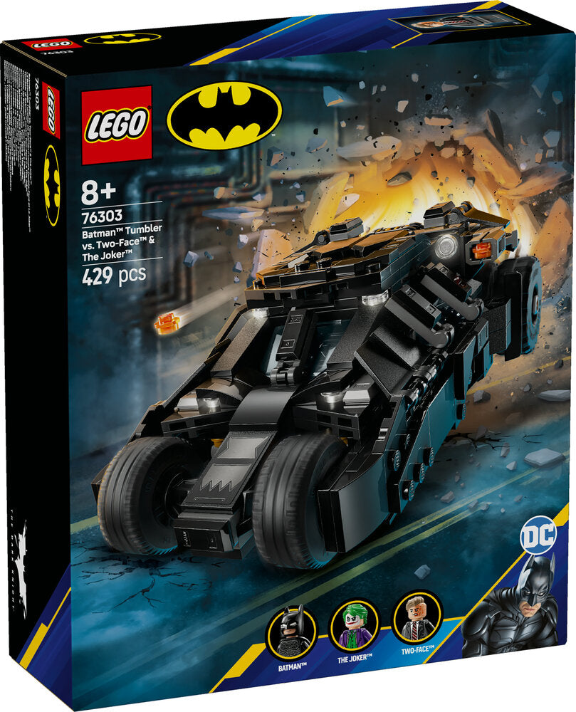 D2 76303 LEGO Super Heroes DC Batmans Tumbler mod Two-Face og Jokeren