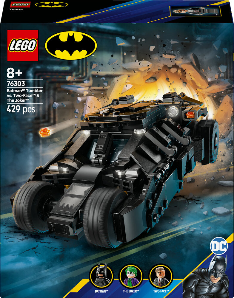 D2 76303 LEGO Super Heroes DC Batmans Tumbler mod Two-Face og Jokeren