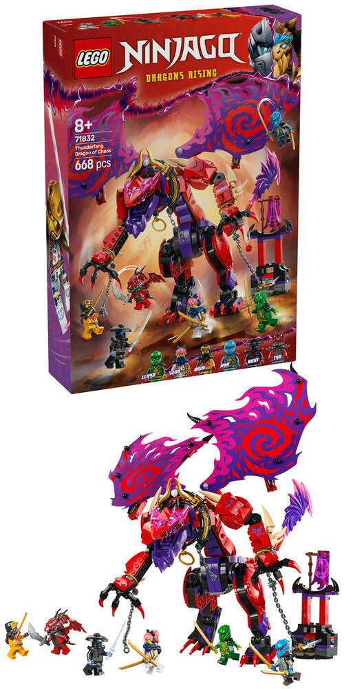 D2 71832 LEGO Ninjago Kaosdragen Thunderfang