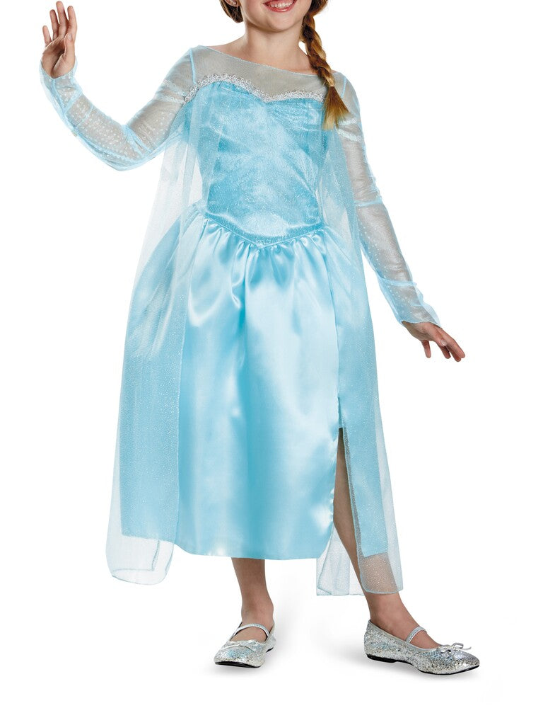 Frozen Elsa kjole lyseblå str 7-8 år EU M