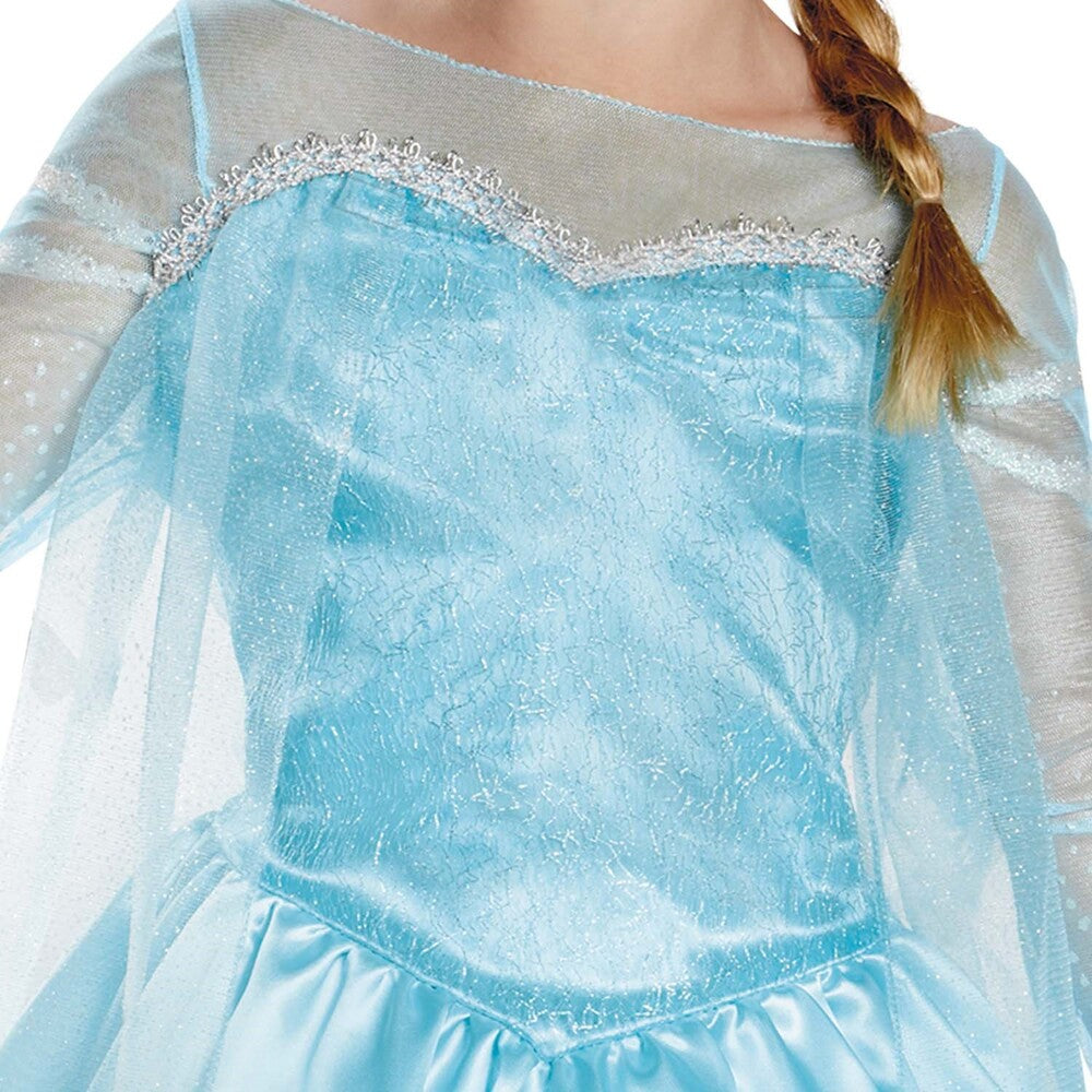 Frozen Elsa kjole lyseblå str 7-8 år EU M