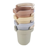 Kinder and Kids Wheat Straw Bath Bucket Toy Set