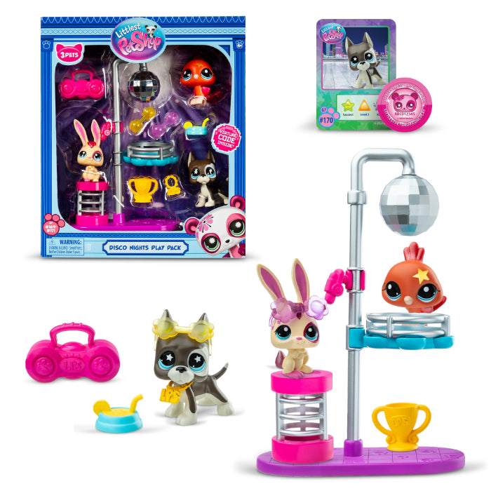 LITTLEST PET SHOP DISCO NIGHTS PLAY PACK