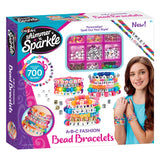 SHIMMER N SPARKLE ABC FASHION BEAD BRACELETS