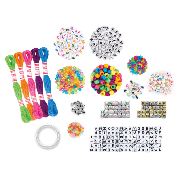 SHIMMER N SPARKLE ABC FASHION BEAD BRACELETS