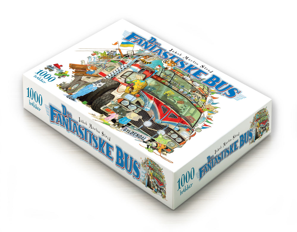 Den fantastiske bus - puslespil 1000 brikker