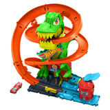 Hot Wheels City T-Rex Brandstation