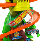 Hot Wheels City T-Rex Brandstation