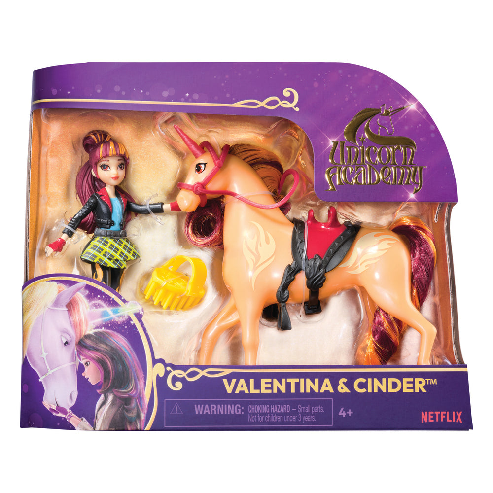 Unicorn Academy Dukke & Enhjørning ass.