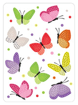 Diamond art sommerfugle farvede 13 x 18 cm