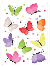 Diamond art sommerfugle farvede 13 x 18 cm