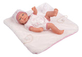 MY BABY LIVA 41 CM, MED TÆPPE OG SUTTEFLASKE