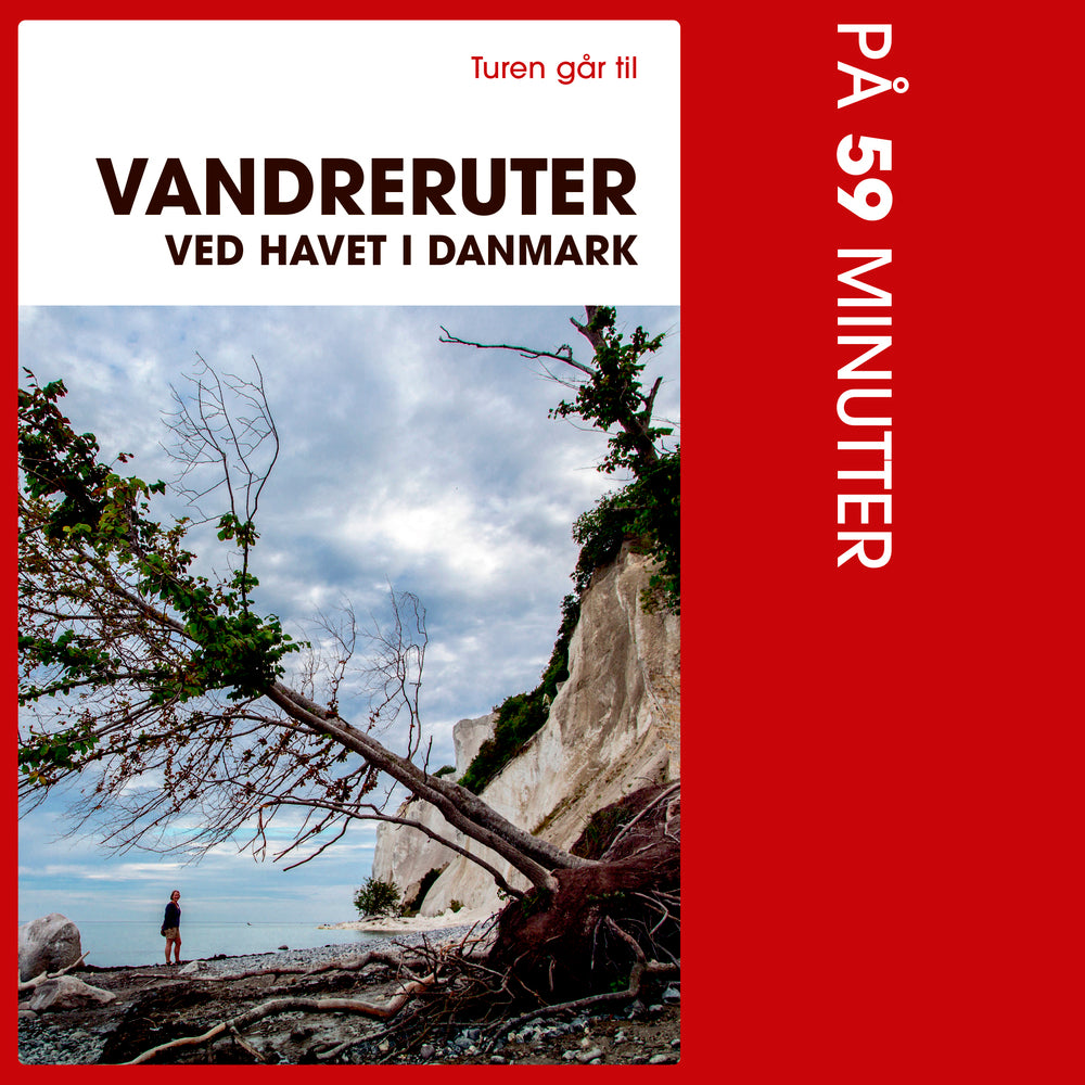 Turen går til vandreruter ved havet i Danmark på 59 minutter