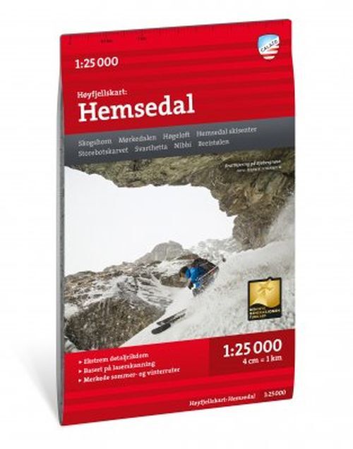 Hemsedal 1:25 000