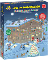 D2 Puslespil JvH julekalender 1-24 54 brikker pr. låge