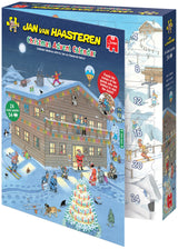 D2 Puslespil JvH julekalender 1-24 54 brikker pr. låge