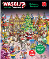 Puslespil Wasgij julekalender 1-24 54 brikker pr. låge