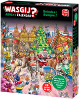 D2 Puslespil Wasgij julekalender 1-24 54 brikker pr. låge