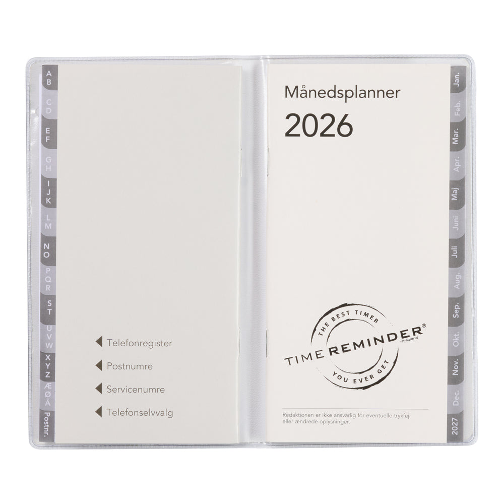 Månedskalender 2026 Geometrisk Mønster