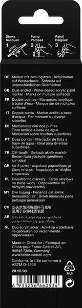 Marker Faber-Castell Sort Black Edition Shake & Paint 2I1