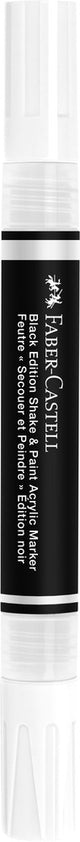 Marker Faber-Castell Hvid Black Edition Shake & Paint 2I1