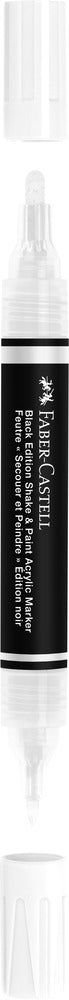 Marker Faber-Castell Hvid Black Edition Shake & Paint 2I1
