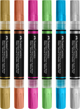 Marker Faber-Castell 6 Metalli Black Edition Shake&Paint 2I1