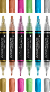 Marker Faber-Castell 6 Metalli Black Edition Shake&Paint 2I1