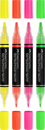 Marker Faber-Castell 4 Neon Black Edition Shake & Paint 2I1