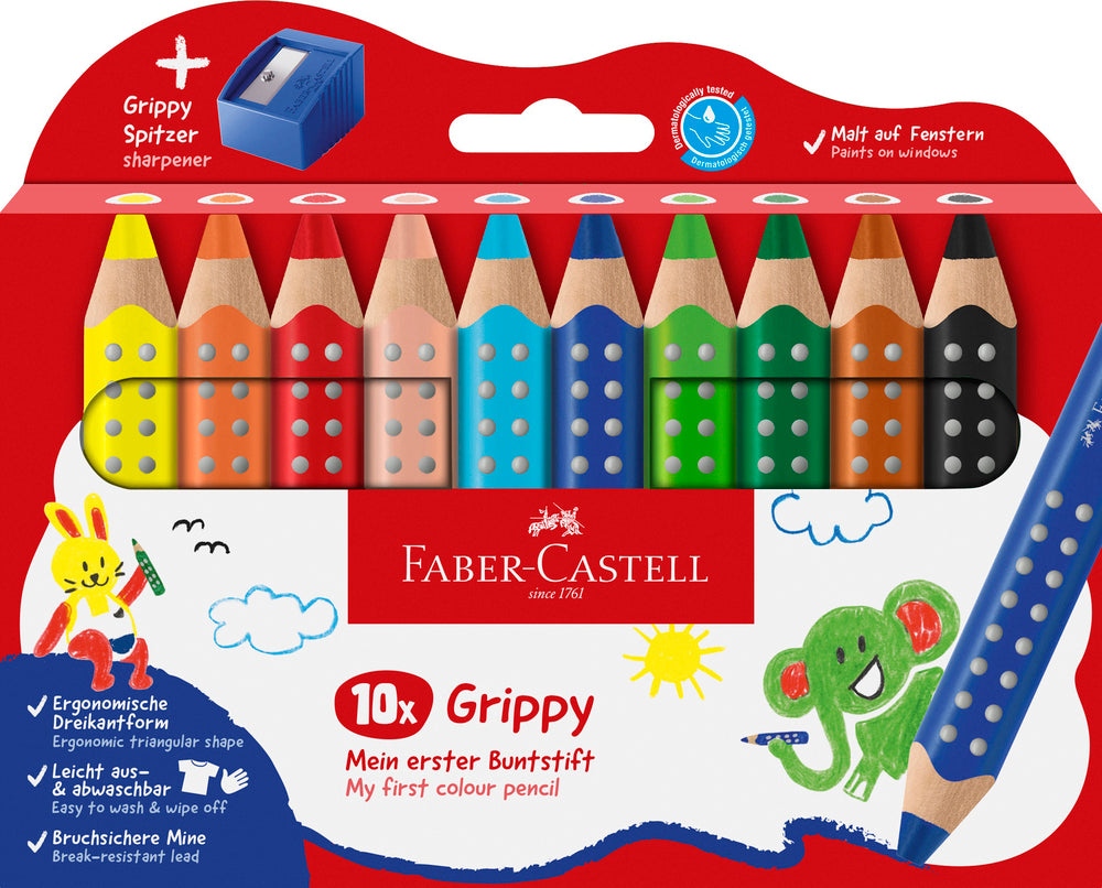 D2 Farveblyant Faber-Castell Grippy Jumbo