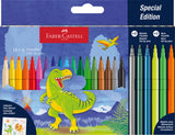 Tusser Faber-Castell Dinosaur 18+3 Metalli