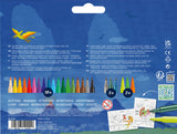 Tusser Faber-Castell Dinosaur 18+3 Metalli