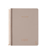 Notesbog KOZO A5 sand linjeret