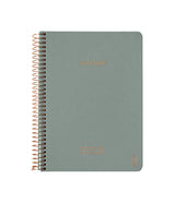 Notesbog KOZO A5 aloe vera linjeret