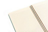 Notesbog KOZO A5 aloe vera linjeret