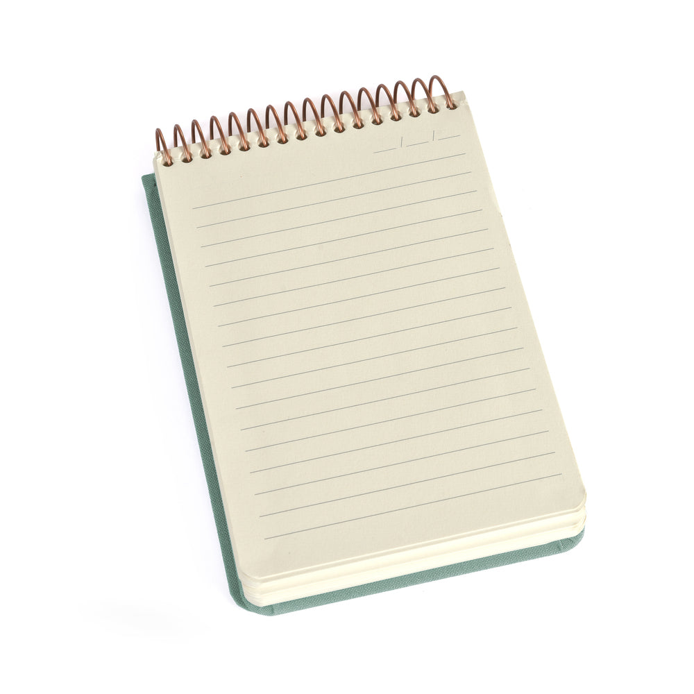 Notesbog KOZO A6 aloe vera linjeret
