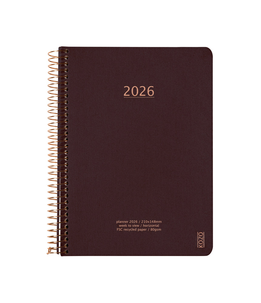 KOZO Kalender 2026 A5 Ugeopslag