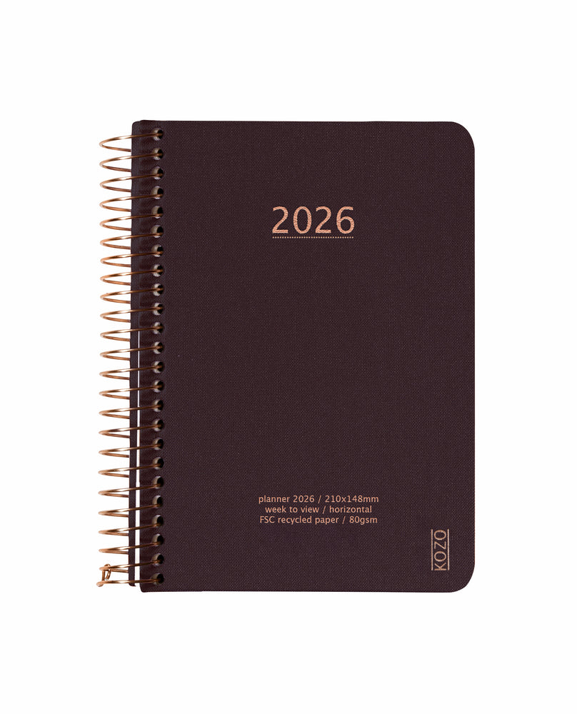 KOZO Kalender 2026 A6 Ugeopslag