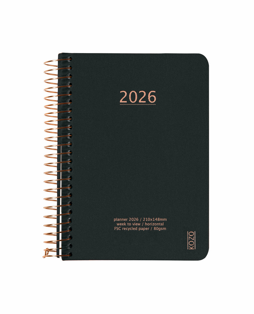 KOZO Kalender 2026 A6 Ugeopslag