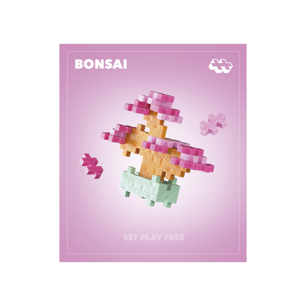 Plus-Plus Plant Packs - Pink bonsai