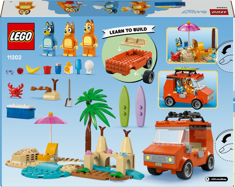 11202 LEGO Bluey Blueys familie-biltur til stranden
